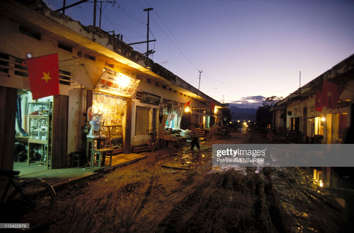 Một con đường ở thị xã Điện Biên Phủ.