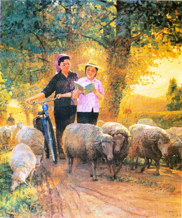 Con đường ban chiều.