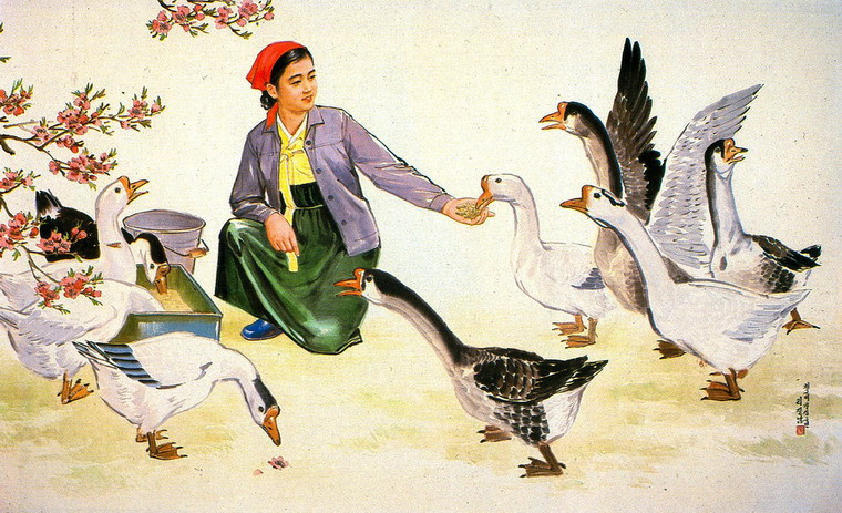 Nhung buc tranh dep me man ve phu nu Trieu Tien