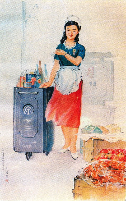 Nữ nhân viên tận tụy.