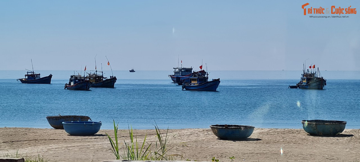 Vì vậy du khách tới đây vào sáng sớm hay buổi chiều sẽ bắt gặp hình ảnh ngư dân kéo lưới, các mẹ các chị bán hải sản ngay trên bãi biển.