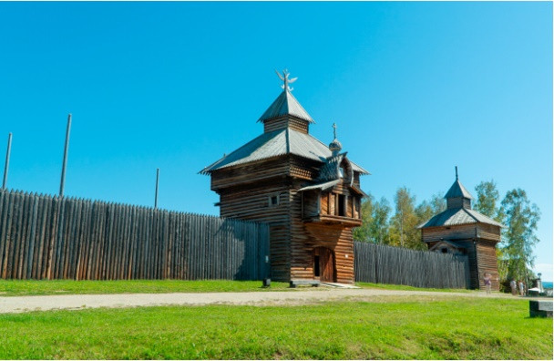 7. Talsy, Vùng Irkutsk: Bảo tàng Taltsy là một pháo đài bằng gỗ được xây dựng vào năm 1969. Ảnh: RBTH. 