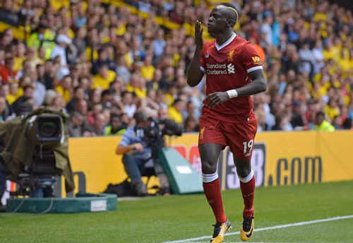10. Sadio Mane (Liverpool, vận tốc tối đa: 34,84 km/h).