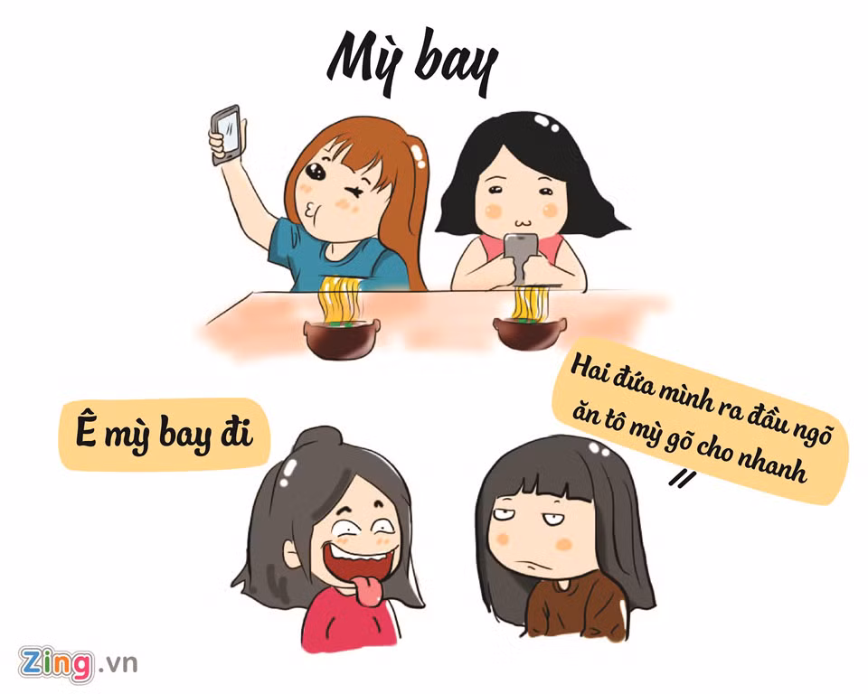 Mỳ bay một thời thu hút giới trẻ vì hình thức độc lạ, song chỉ để chụp ảnh check-in, phục vụ "sống ảo", còn mùi vị không khác biệt với món mỳ bình thường. Vì thế, hiện tượng này nhanh chóng biến mất cũng là điều dễ hiểu.