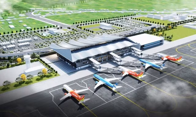 Khong to chuc le khoi cong mo rong san do may bay Dong Hoi