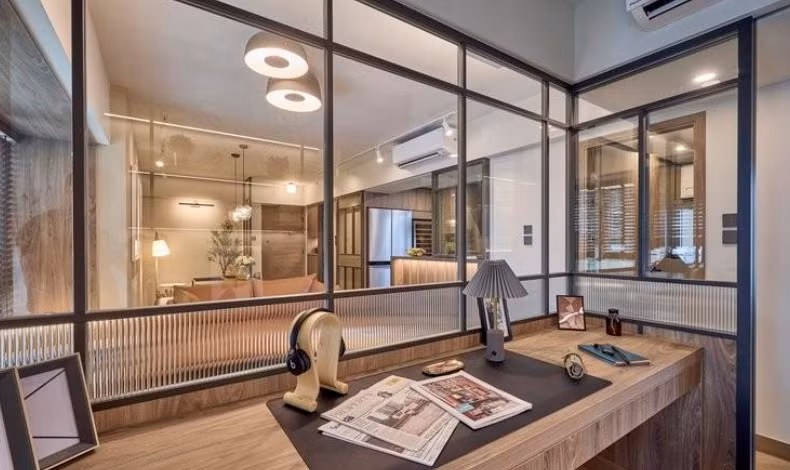 Ngôi nhà 70m2 dùng kính trong suốt cân bằng không gian, “chữa lành” - Hình 4 Ngoi nha 70m2 dung kinh trong suot can bang khong gian, “chua lanh”-Hinh-4