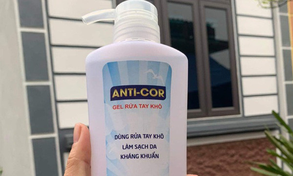 Ly do Gel rua tay kho ANTI-COR cua Duoc PACIFIC bi thu hoi?