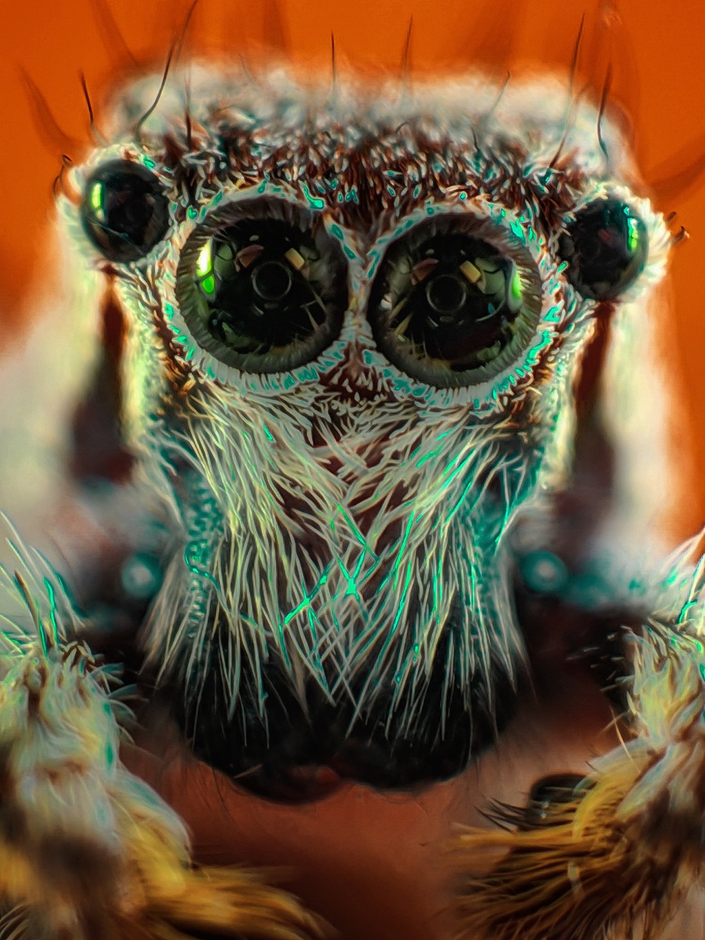 Bức hình chụp cận cảnh (macro) mắt chú nhện từ điện thoại Oneplus 6T của tác giả Patrick Mendoza gây ấn tượng mạnh trong cộng đồng yêu thích chụp ảnh bằng smartphone.