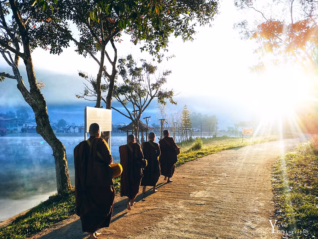 Chụp ngược sáng bá đạo với Huawei P20 Pro của tác giả Tung Cy. Bức ảnh chụp một khung cảnh yên bình tại Ban Nak Thai, Thái Lan.