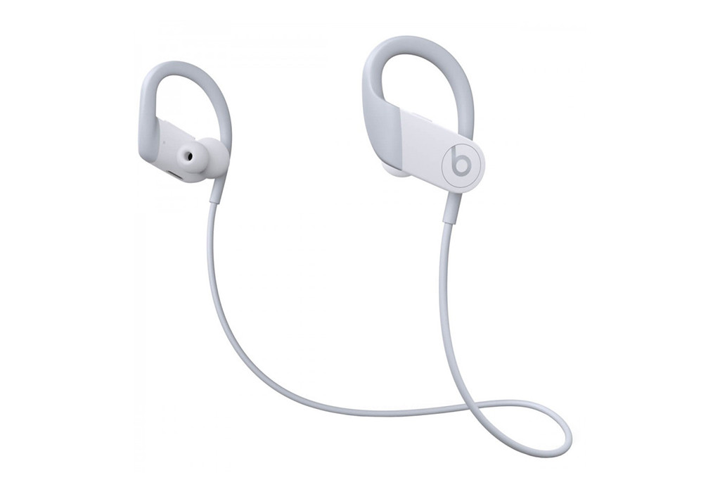  Apple Powerbeats 4 được thiết kế là tai nghe bluetooth có dây nối liền 2 bên tai nghe.