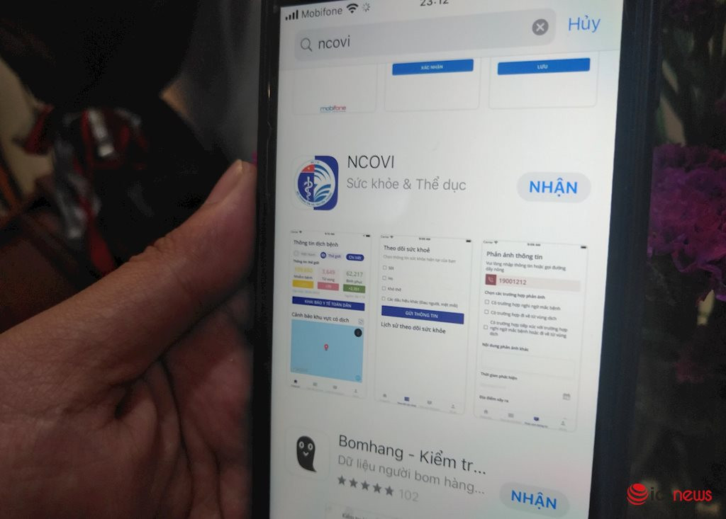 Ung dung NCOVI ho tro khai bao y te toan dan da chinh thuc co mat tren iOS