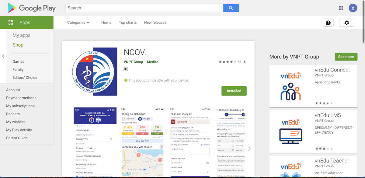 Các ứng dụng, website theo dõi sức khoẻ chính thức của Việt Nam Cac ung dung, website theo doi suc khoe chinh thuc cua Viet Nam