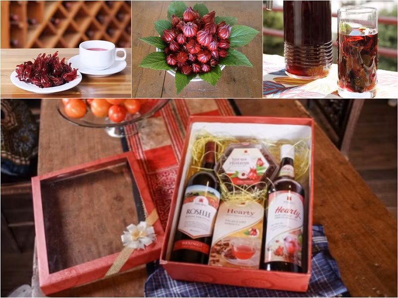 Trong danh sách những món quà biếu sếp Tết 2015, cái tên Atiso đỏ chắc chắn được rất nhiều người biết đến và lựa chọn để tặng sếp nữ. Vì thế, ngay khi xuất hiện trên thị trường, các món quà như mứt, nước cốt quả, trà, rượu làm từ loại hoa này được nhiều khách hàng để mắt, mua làm quà Tết.