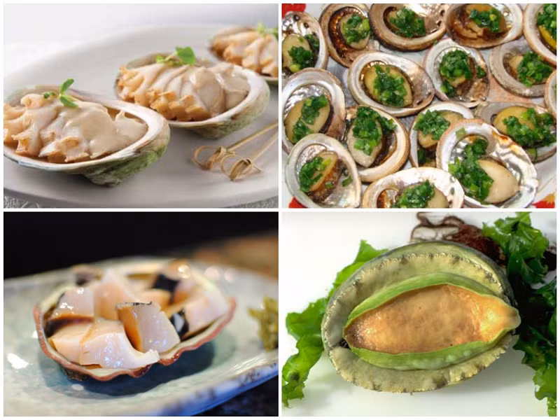 Bào ngư Úc viền xanh được nhiều tìm mua vì có hàm lượng dinh dưỡng cao, tuy nhiên, mức giá của loại hải sản này khiến không ít người "choáng váng". Khách hàng cần chi 7 triệu đồng/kg (1-2 con), tùy kích thước lớn nhỏ sẽ có giá đắt hoặc rẻ hơn mức giá này từ 1 triệu đến 2 triệu. 