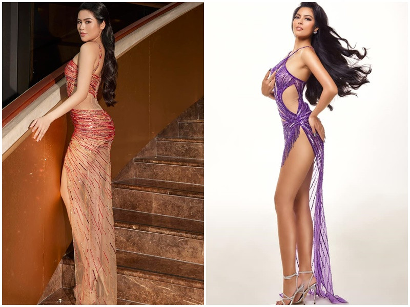 Phương Thảo (trái) là á hậu 1 còn Chu Thị Ánh là á hậu 2. Cả hai chân dài xinh đẹp, gợi cảm không kém cạnh nhau. Ảnh: FBNV