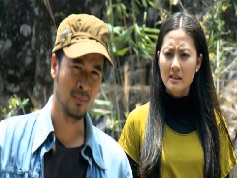 Mối quan hệ giữa Ngọc Lan và Đoàn Minh Tài hòa giải vào năm 2018 khi cả hai vui vẻ hợp tác trong phim "Trang trại hoa hồng". Ảnh: Khám phá