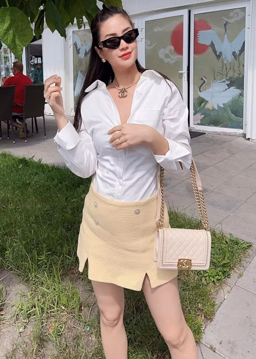 Người đẹp khoe ảnh ở Ba Lan.