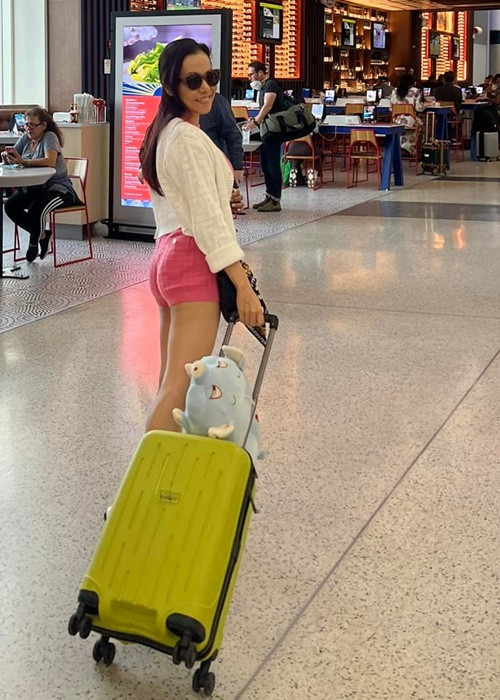 Gần đây, vợ chồng Lý Thanh Thảo cùng hai con sang Mỹ du lịch, thăm gia đình.