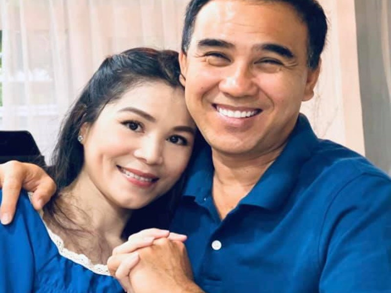 Bà xã Quyền Linh hết lòng chăm lo cho chồng con và vun vén gia đình chồng. Theo Dạ Thảo, ngay từ lần đầu gặp gỡ, cô đã thấy thương mẹ của Quyền Linh như mẹ ruột. Ảnh: FBNV