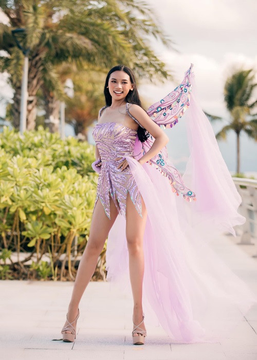 Hoàng An đoạt giải Người đẹp thể thao. Ảnh: FBNV