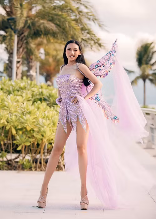 Hoàng An đoạt giải Người đẹp thể thao. Ảnh: FBNV