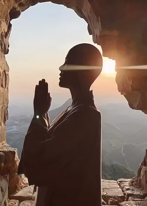 Bị bệnh nặng, Ngọc Trinh đã tìm đến với Phật giáo. Người đẹp còn xuống tóc.