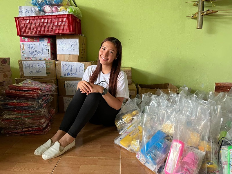 Người đẹp tích cực tham gia các hoạt động thiện nguyện.