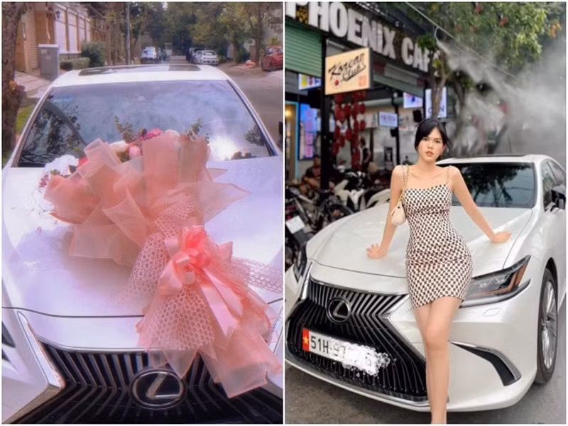 Hồi tháng 11/2021, Ngọc Trinh sắm xe hơi 4 tỷ. Ảnh: Dân Việt