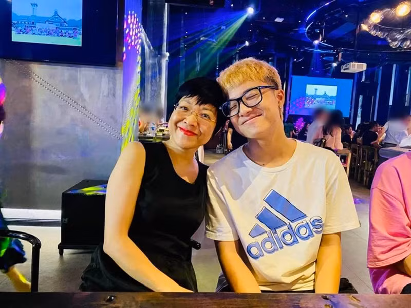 Nữ MC từng chia sẻ, con trai là niềm vui bất tận của cô.