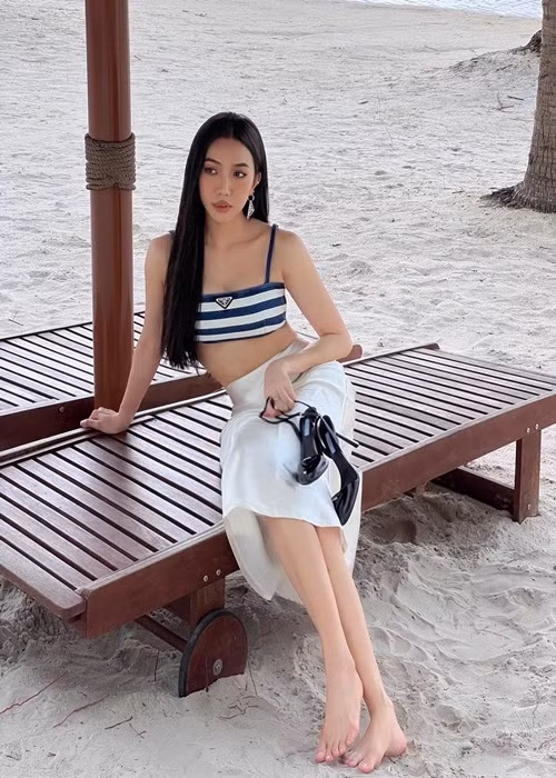 Thực tế, Diệu Nhi được biết đến là nữ diễn viên có tính cách hài hước, lầy lội. Không ít lần cô khiến fan bật cười vì các clip, hình ảnh dí dỏm. Ảnh: FBNV