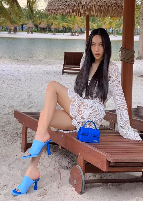 Diệu Nhi từng chia sẻ, biết Anh Tú được nhiều người thích nhưng cô không sợ mất. Ảnh: FBNV