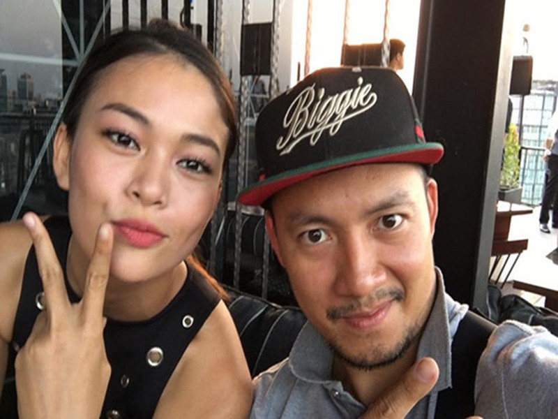 Năm 2016, Mâu Thủy vướng nghi vấn hẹn hò rapper Tiến Đạt. Tuy nhiên á hậu khẳng định cả hai chỉ là bạn bè bình thường. Ảnh: Zing