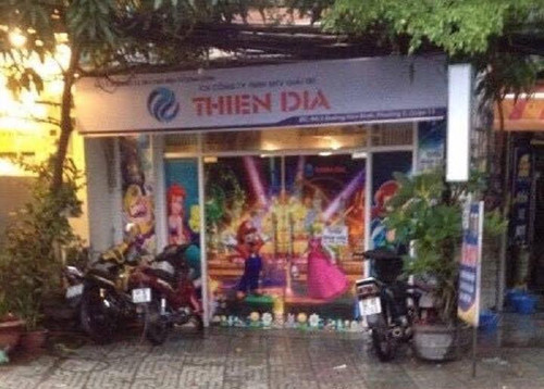 Tiệm game Thiên Địa, nơi xảy ra vụ nổ sung.