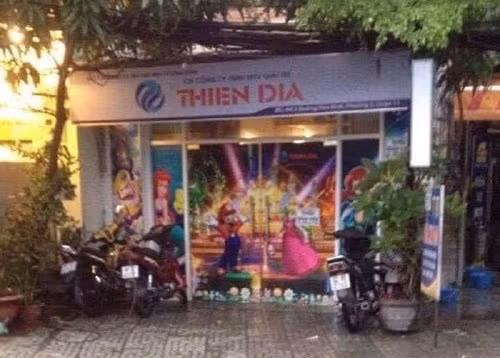 Tiệm game Thiên Địa, nơi xảy ra vụ nổ sung.