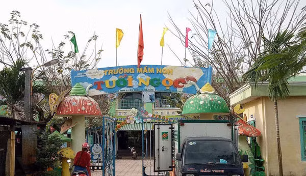Trường Mầm non Tuổi Ngọc (Quận Liên Chiểu, TP Đà Nẵng). Ảnh Dân Việt