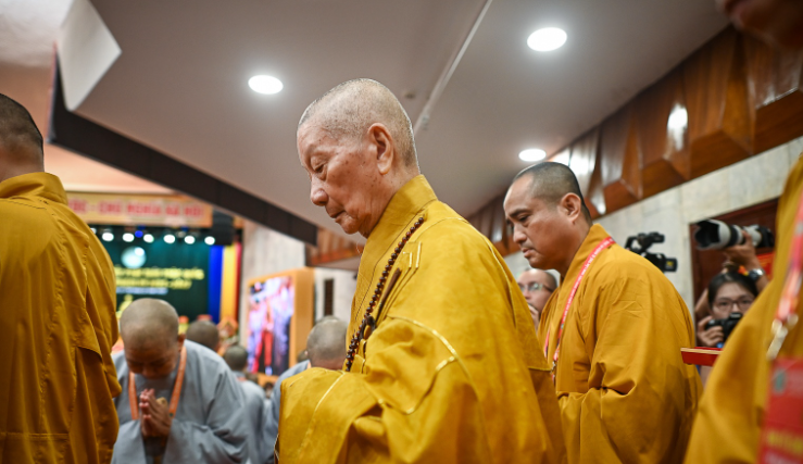 Đức Pháp chủ GHPGVN là lãnh đạo tối cao về Đạo pháp và Giới luật theo quy định của Hiến chương GHPGVN. Trước khi được suy tôn là Đệ tứ Đức Pháp chủ, Trưởng lão Hòa thượng Thích Trí Quảng được suy tôn Quyền Đức Pháp chủ GHPGVN tại Hội nghị kỳ 6 khóa VIII Trung ương GHPGVN vào ngày 31/12/2021.