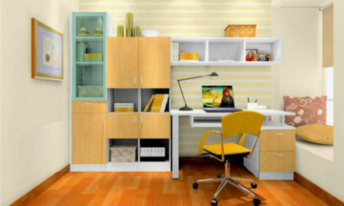 Bàn học đối diện với bếp hay nhà vệ sinh đều không hợp phong thủy. Mùi nhà vệ sinh và mùi dầu mỡ xộc thằng vào người học, ảnh hưởng cả về thể chất lẫn tinh thần. Ảnh: Home.