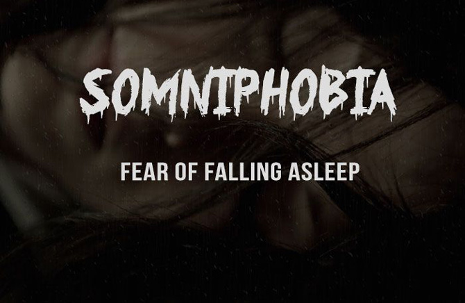  3. Somniphobia - Sợ hãi việc "ngủ": Người ta thường sợ ngủ vì thường liên tưởng giấc ngủ với cái chết. Đó là kết quả của cảm giác thiếu kiểm soát hoặc thường xuyên gặp những cơn ác mộng.