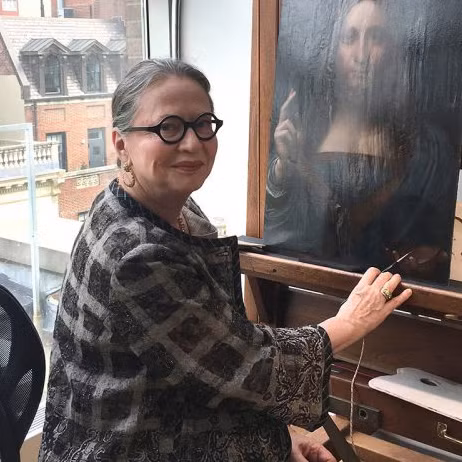 Dianne Modestini, Giáo sư Mỹ thuật tại Đại học New York, chia sẻ: "Việc giấu đi một kiệt tác như vậy thật không công bằng với những người yêu nghệ thuật trên toàn thế giới". Bà từng được giao trọng trách phục chế bức tranh trước khi đem đi bán đấu giá.