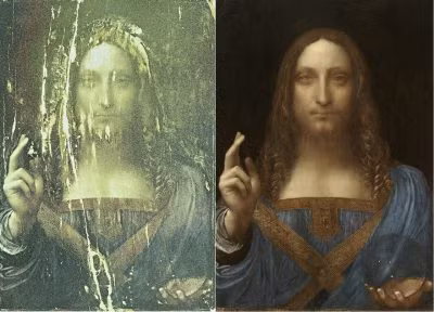 Salvator Mundi từng bị thất lạc hàng thế kỷ, qua tay nhiều người. Trong phim tài liệu The Lost Leonardo, doanh nhân Robert Simon cho biết khi mua tác phẩm vào năm 2005, ông biết tranh có hàng chục bản sao được treo tại các bảo tàng trên thế giới, còn bản gốc thì không rõ tung tích.