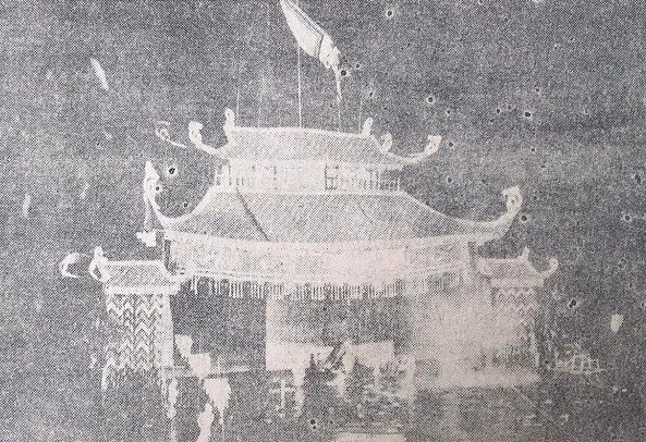 Múa rối nước Đào Thục trong dạ hội 10/10.