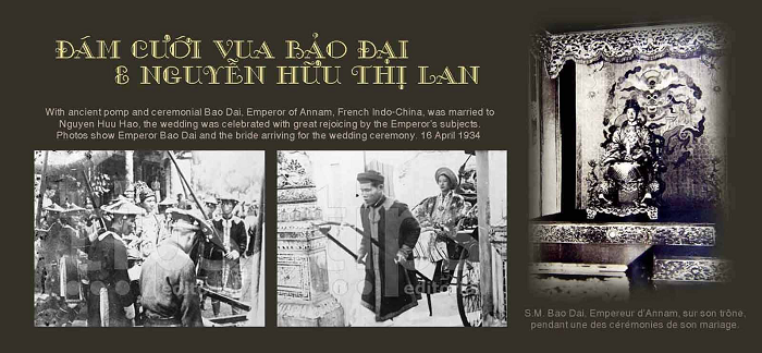 Đây là trường hợp hiếm vì triều đại nhà Nguyễn trước giờ không sắc phong Hoàng hậu khi còn sống. Đám cưới vua Bảo Đại năm 1934 trên báo chí.