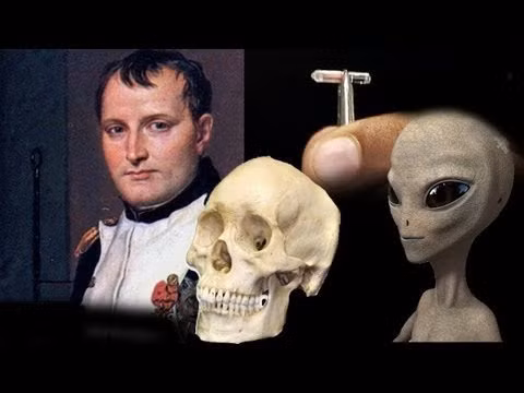 Khi khai quật hộp sọ của Napoleon, các nhà khoa học đã phát hiện một vật lạ nằm trong đó nghi thuộc về nền văn minh ngoài Trái Đất. Nó trông giống như một vi mạch nhỏ, dài nửa inch. Từ mức độ sinh trưởng của vùng xương quanh vi mạch, chuyên gia tin rằng nó đã được cấy vào khi Napoleon vẫn còn trẻ. Vì vậy rất có thể nó liên quan đến vụ mất tích năm ông 25 tuổi.
