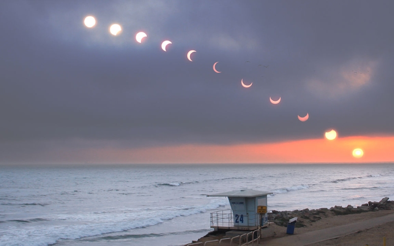 Việc quan sát nhật thực trực tiếp bằng mắt thường có thể gây ra những tổn thương vĩnh viễn cho mắt vì vậy người quan sát phải hết sức cẩn thận.