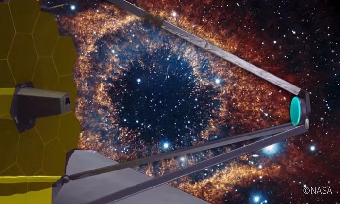 Các ngôi sao khác nhau cũng có thể nhìn thấy qua hai hình ảnh vì một số ngôi sao tỏa sáng hơn ở các tần số khác nhau so với những ngôi sao khác.