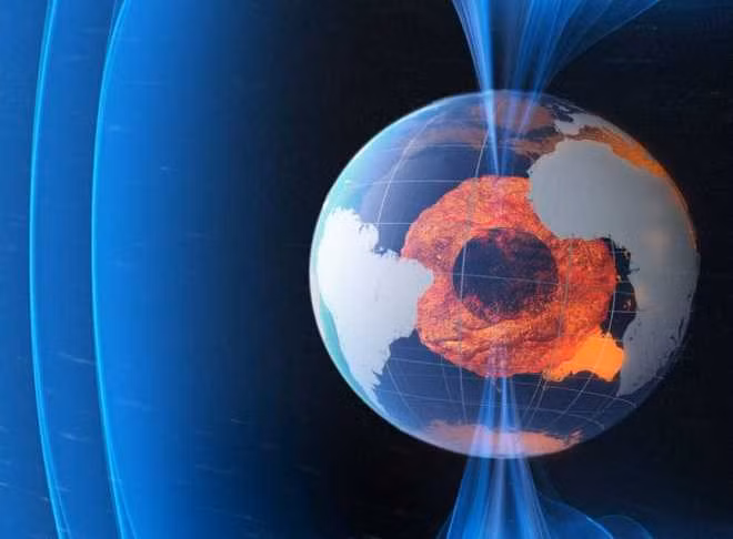 Âm thanh thu được từ lưới từ trường Trái Đất có vẻ khá đáng sợ, với những tiếng ầm ì, tiếng vỡ và va chạm bí ẩn.