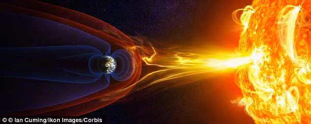 Khu vực này nằm sâu trong lòng đất, cách chúng ta khoảng 3.000km. Hoạt động như một cuộn dây điện quay liên tục trong một chiếc dynamo của xe đạp, "đại dương" sắt nóng này liên tục tạo ra các dòng điện, thứ sẽ tạo ra trường điện từ thay đổi liên tục của chúng ta.