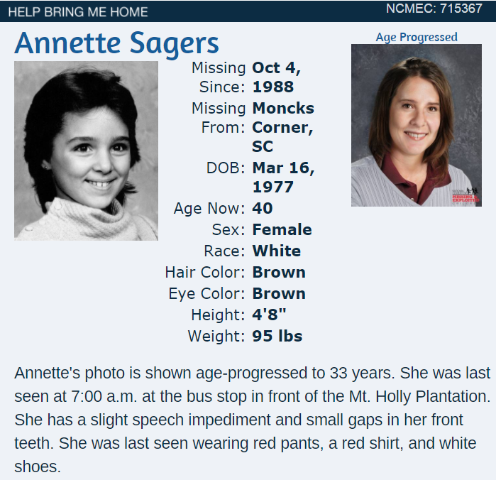 Mọi chuyện càng ly kỳ hơn khi cảnh sát phát hiện một mẩu giấy được tìm thấy ở trạm xe buýt rằng: "Bố, mẹ quay trở lại. Hãy ôm lấy em trai”.