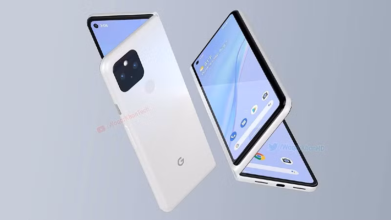 Theo một số thông tin, điện thoại Pixel Fold sẽ được thiết kế với cơ chế gập đôi màn hình. Kích thước màn hình khi mở to sẽ rộng 7.6 inch, khi gập lại thì màn hình phụ sẽ là 5.8 inch.