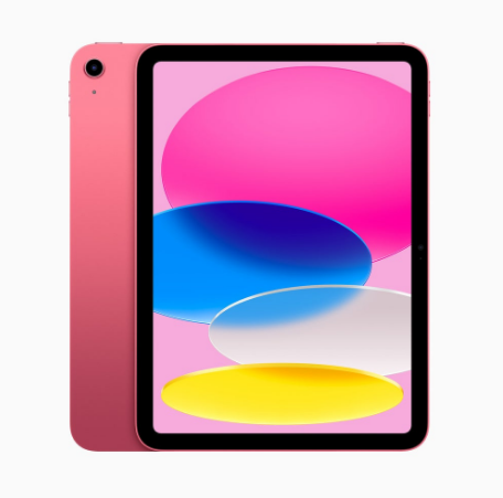 Không giống iPad Pro mới, iPad thế hệ 10 sử dụng chip A14 Bionic tương tự iPhone 12 và là bản nâng cấp của A13 Bionic đi kèm với iPad thế hệ thứ chín ra mắt năm ngoái. Hãng cho biết máy có hiệu năng tốt hơn ba lần iPad thế hệ 7 ra mắt năm 2019 và có thời lượng pin "cả ngày".